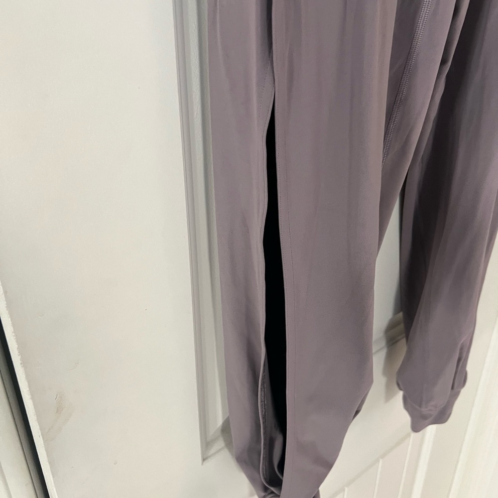 Lavender and Black Athletic Pants